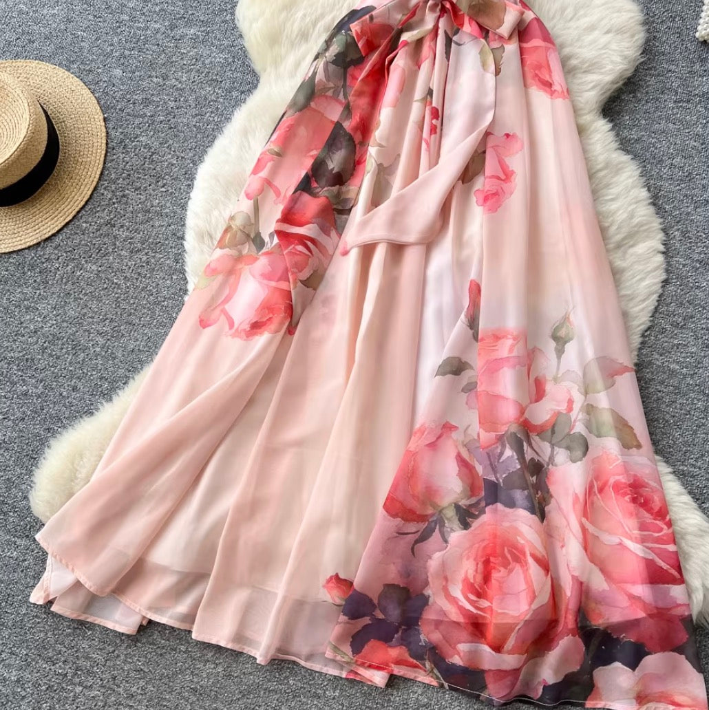 Fairy Off-shoulder Fairy Floral Dress