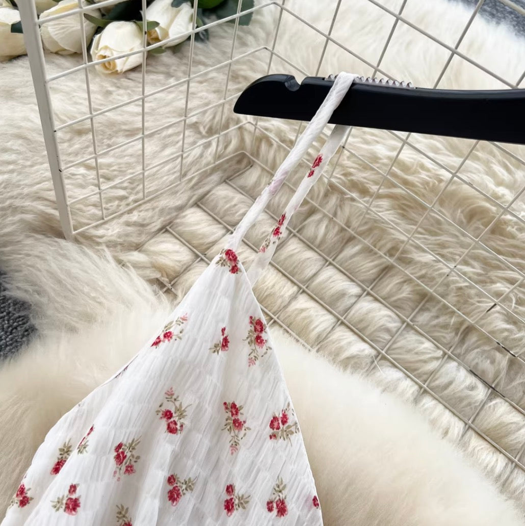 Sweetie Floral Print Slip Dress