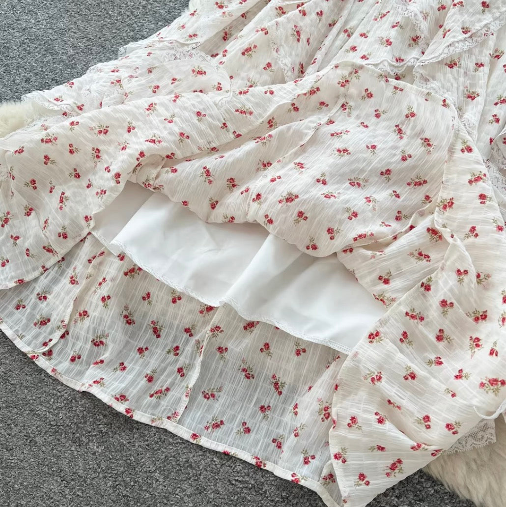 Sweetie Floral Print Slip Dress