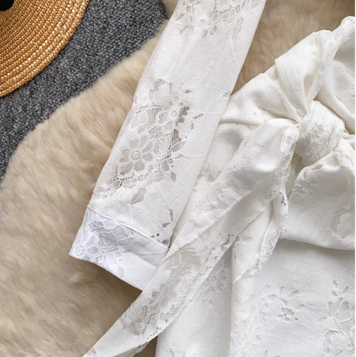 Korean Style V-neck Shirt Dress