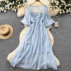 Lace Cardigan & Slip Dress 2Pcs