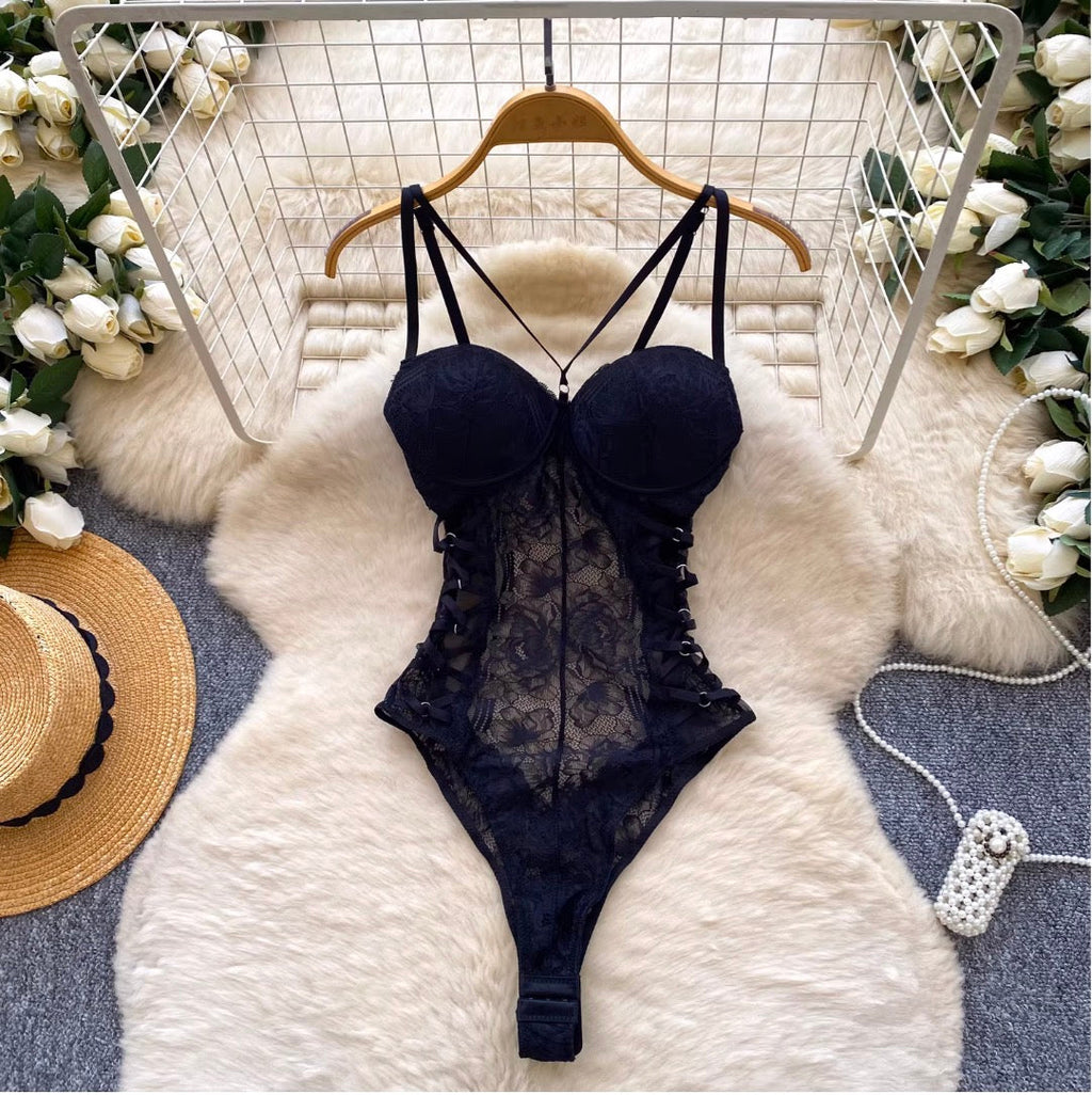 Premium Sexy Lace Slip Jumpsuit