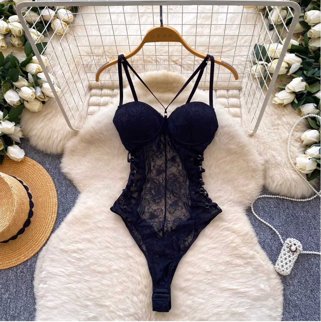 Premium Sexy Lace Slip Jumpsuit