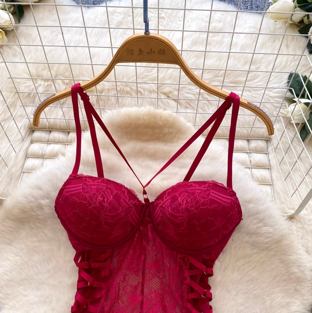 Premium Sexy Lace Slip Jumpsuit