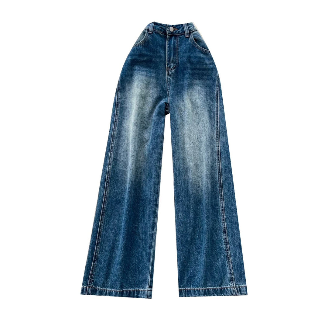 Vintage High-waist Soft Casual Jeans