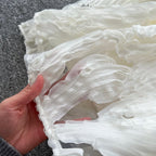 Vintage 3D Crochet Puffy Skirt