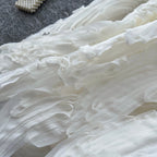 Vintage 3D Crochet Puffy Skirt