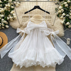 Sweetie Bow-tie Hollowed Slip Dress