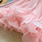 Sweetie Bow-tie Hollowed Slip Dress