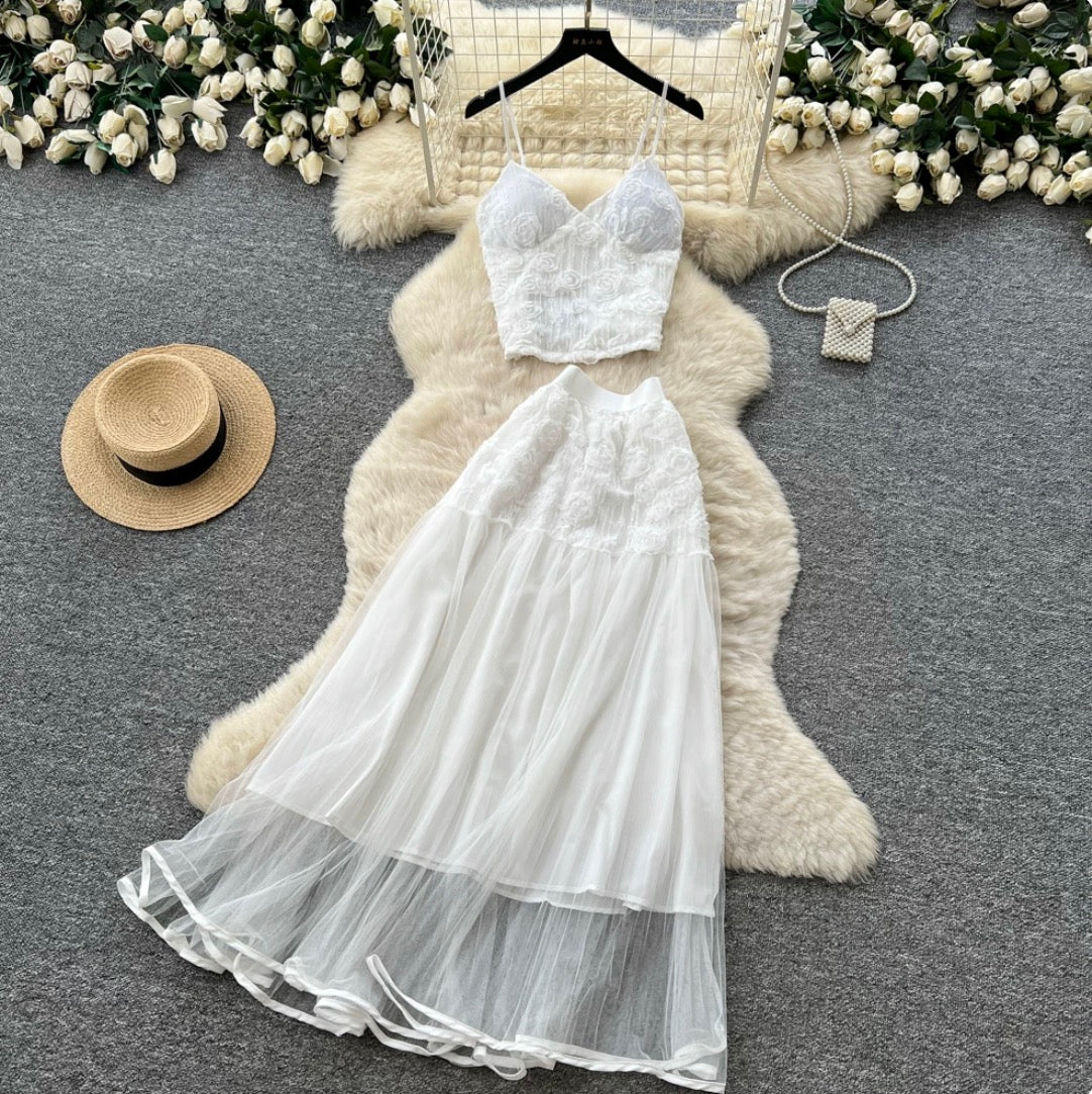Mesh Camisole & Skirt Fairy 2Pcs