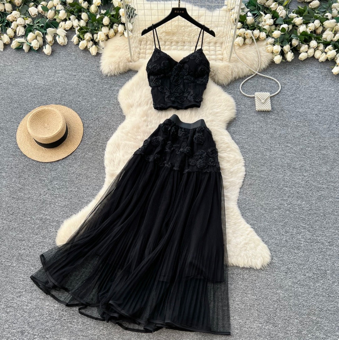 Mesh Camisole & Skirt Fairy 2Pcs