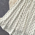 Black & White Polka Dot Slip Dress
