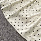 Black & White Polka Dot Slip Dress