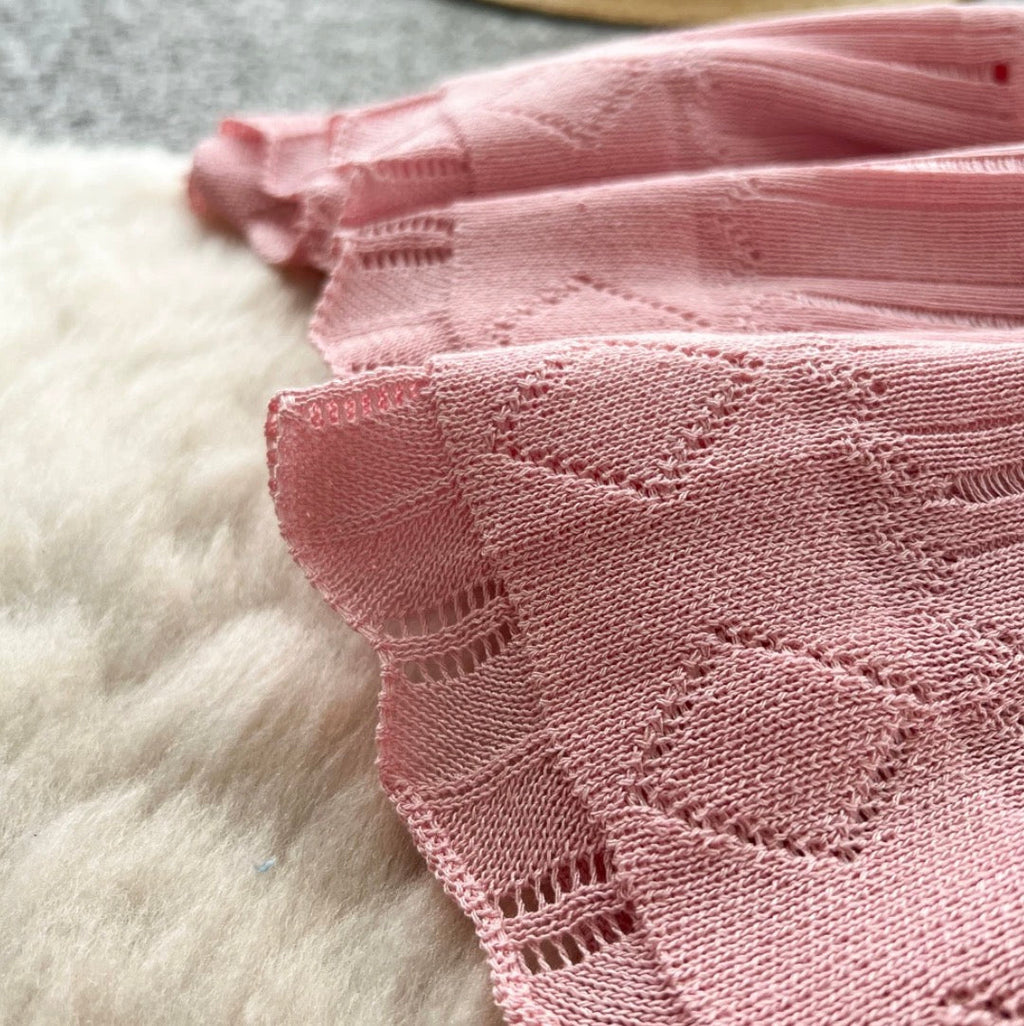 U-neck Solid Color Knit Dress