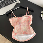 Sweetie Lace Patchwork Floral Camisole