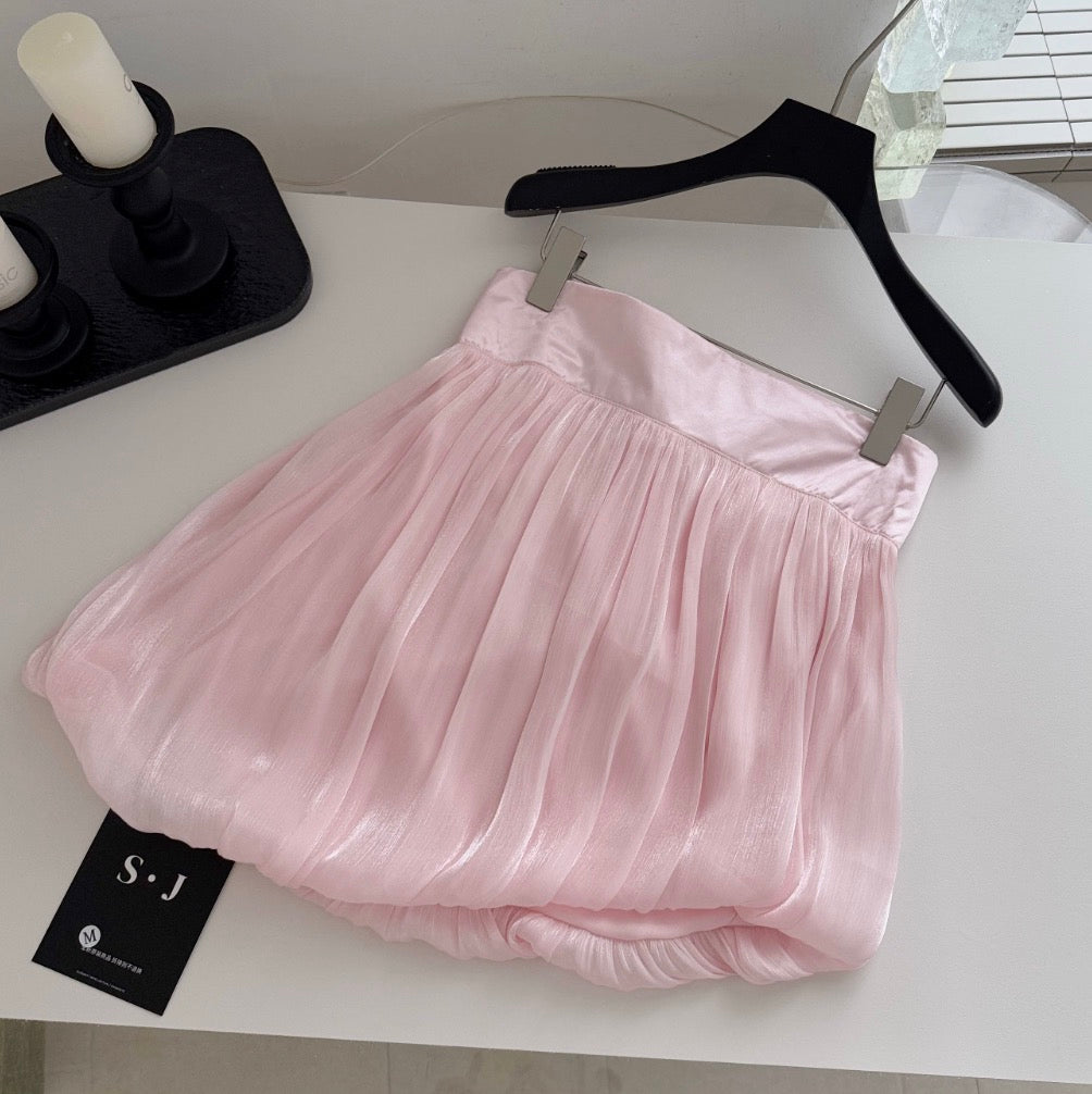 Off-shoulder Top & Skirt Ruffled 2Pcs