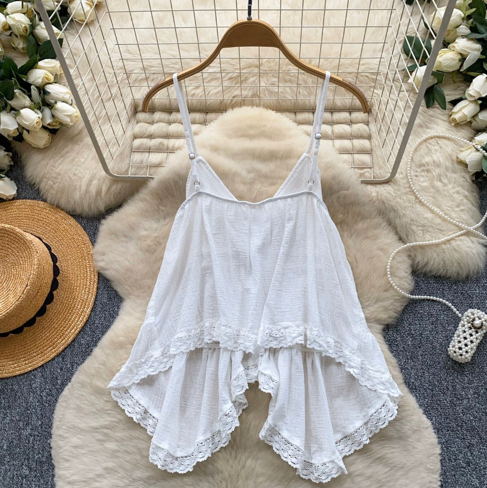 Vintage V-neck Casual Camisole