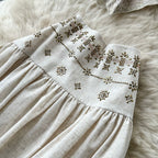 Backless Top & Skirt Printed 2Pcs