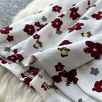 Floral Shirt & Skirt Casual 2Pcs