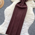 Premium A-line Chain Slip Dress