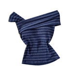 Vintage Off-shoulder Striped Top