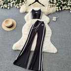Chic Camisole & Sports Trousers 2Pcs