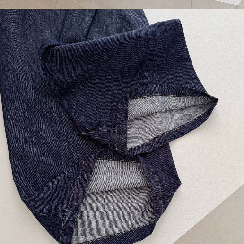Camisole & Scarf & Trousers Chic Denim 3Pcs