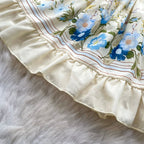 Elegant Off-shoulder Print Dress