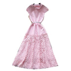 Elegant Lace Patchwork Sleeveless Dress