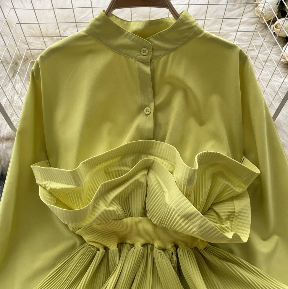 Niche Design Solid Color Shirt