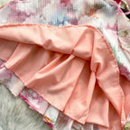Sweetie Colorful Floral Halter Dress