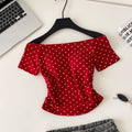 Casual Polka Dot Print T-shirt