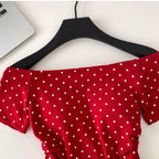 Casual Polka Dot Print T-shirt
