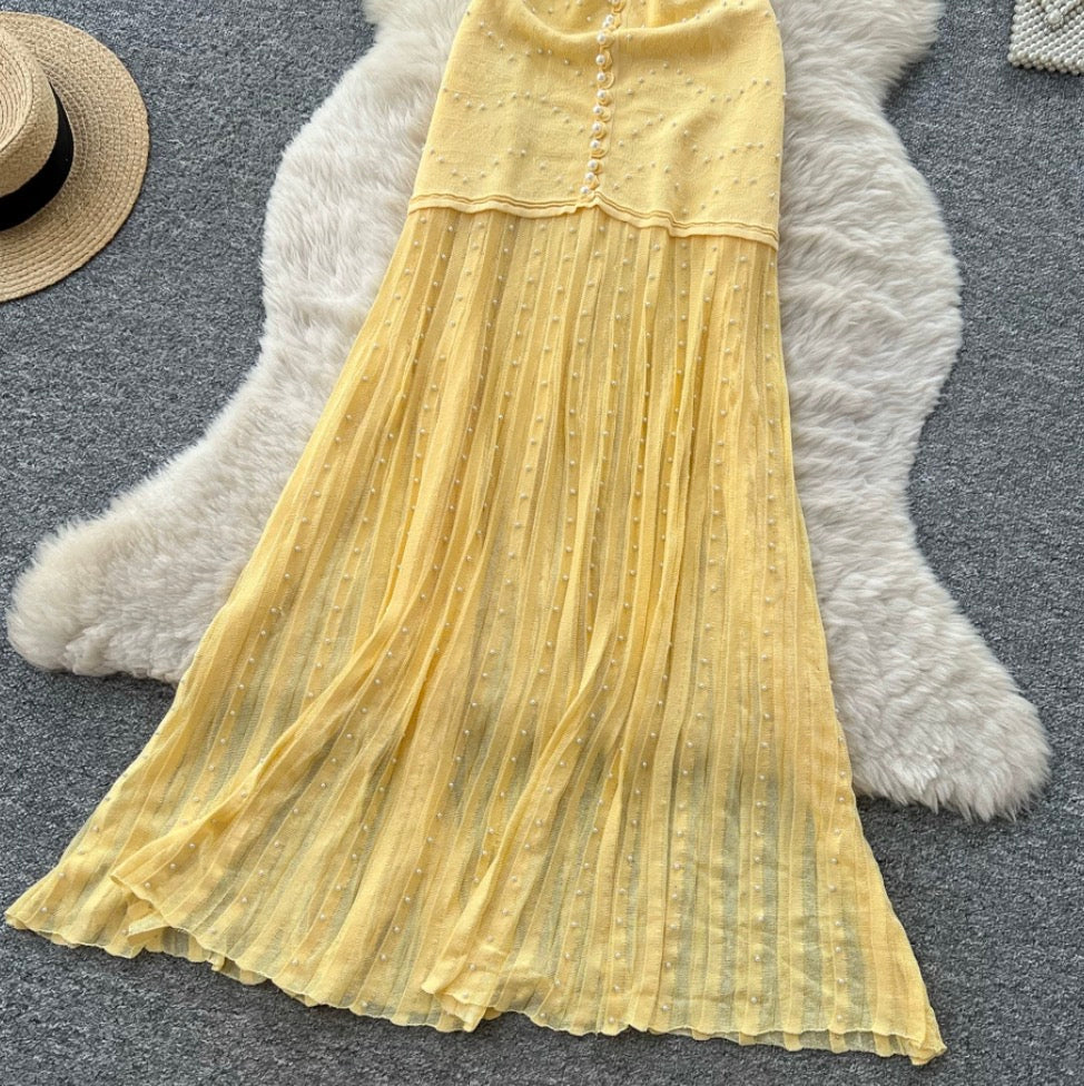 French Style Beaded Dress
