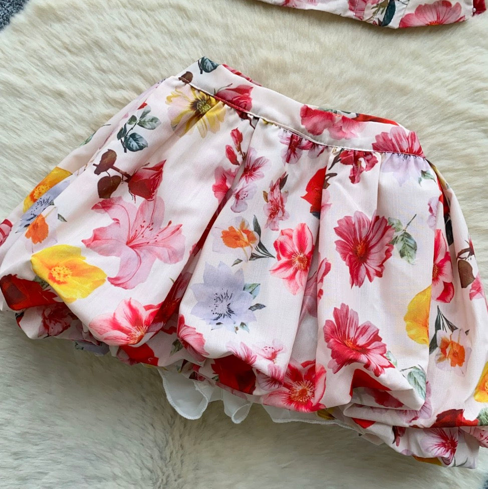 Sweetie Printed Top & Shorts 2Pcs