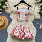 Sweetie Printed Top & Shorts 2Pcs