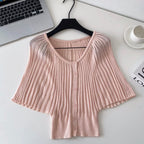 Niche Solid Color Cardigan