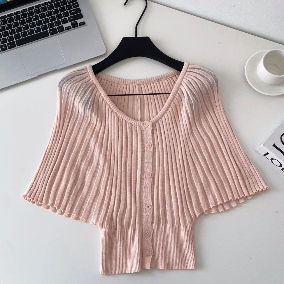 Niche Solid Color Cardigan