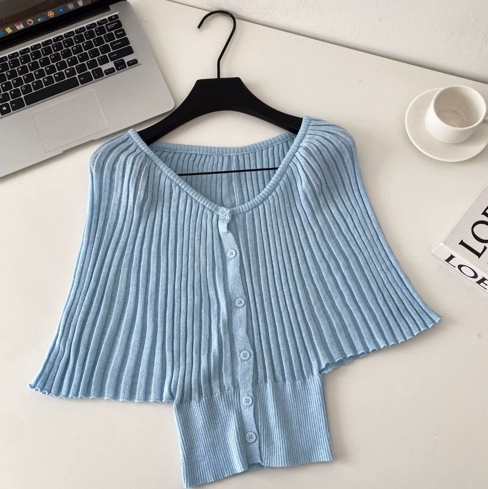 Niche Solid Color Cardigan