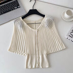 Niche Solid Color Cardigan