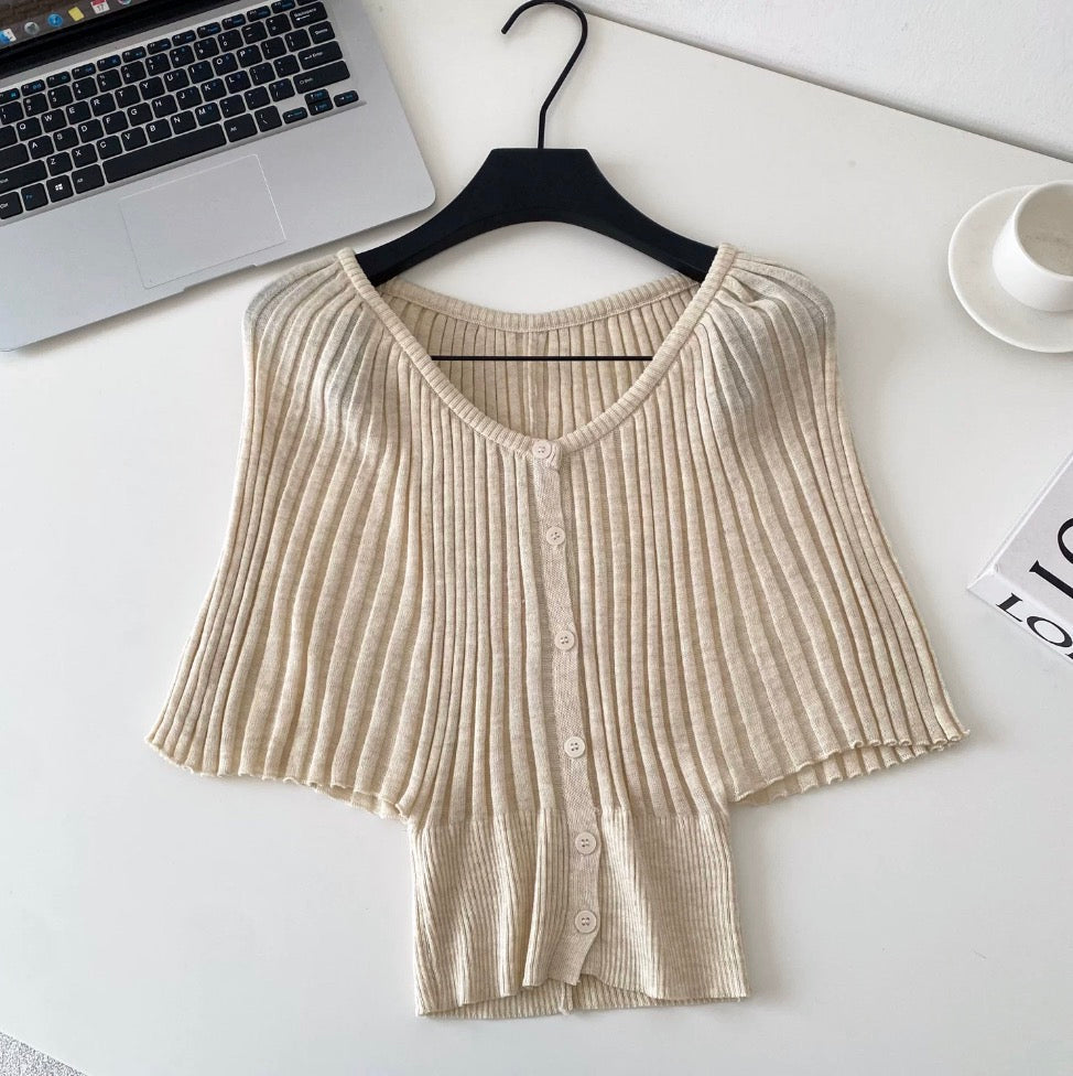 Niche Solid Color Cardigan