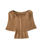 Niche Solid Color Cardigan