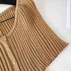 Niche Solid Color Cardigan