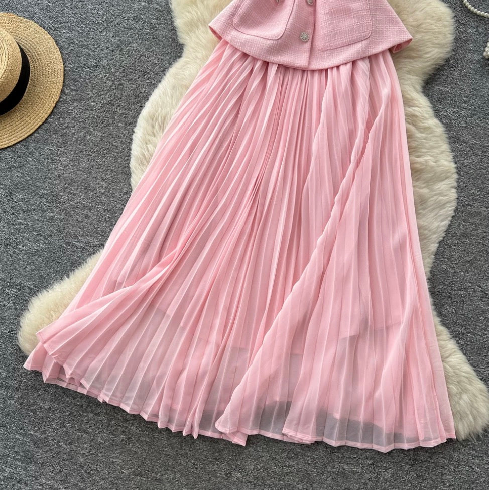 Elegant Patchwork A-line Dress