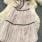 Fairy Backless Layered Halter Dress