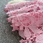 French Style Lace Shirt Dress