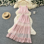 Sweetie Camisole & Cake Skirt Pink 2Pcs