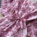 French Style Floral Cake Dress
