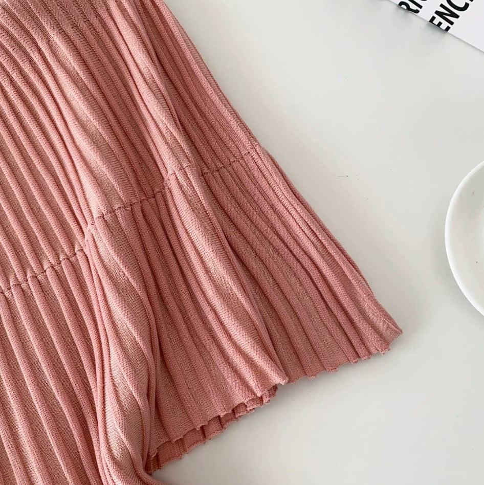 Color-blocking Lapeled Knitwear
