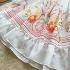 Sweetie Floral Print A-line Dress
